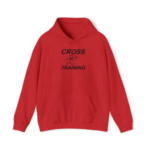 Cross Training Hoodie blk ltr frnt