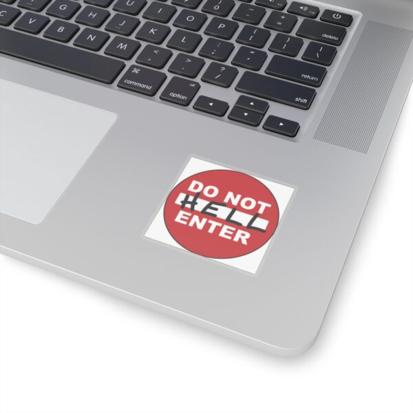 Do Not Enter Sticker (square) - Image 5