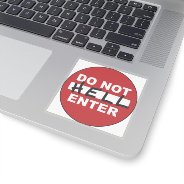 Do Not Enter Sticker (square) - Image 14