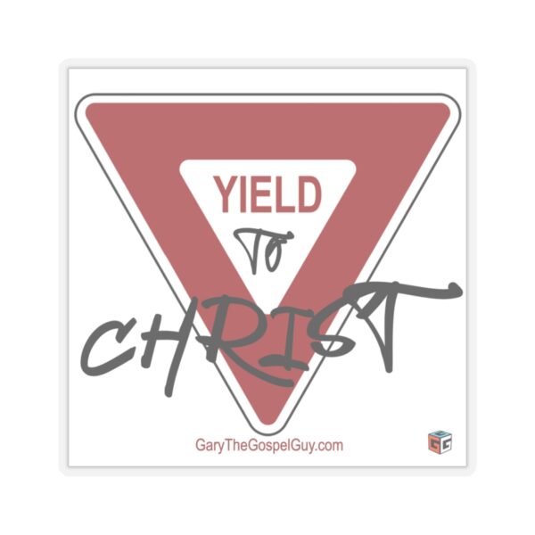 Yield Sign Sticker (square) - Image 13