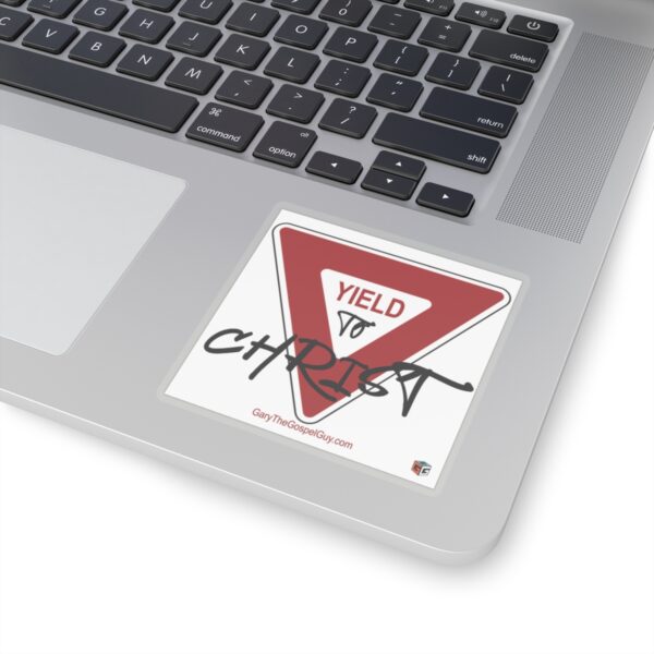 Yield Sign Sticker (square) - Image 14
