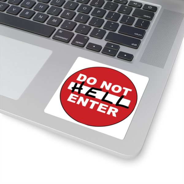 Do Not Enter Sticker (square) - Image 17