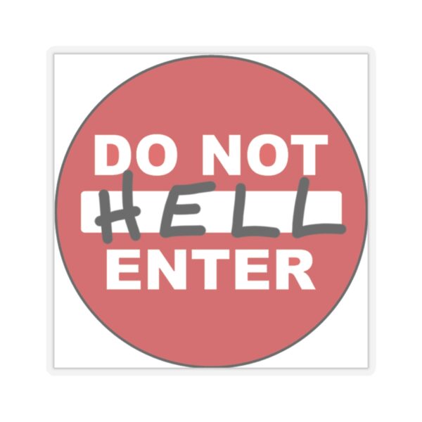 Do Not Enter Sticker (square) - Image 19