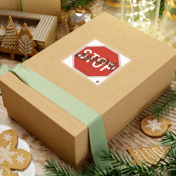 Stop Sign Sticker (square) - Image 21