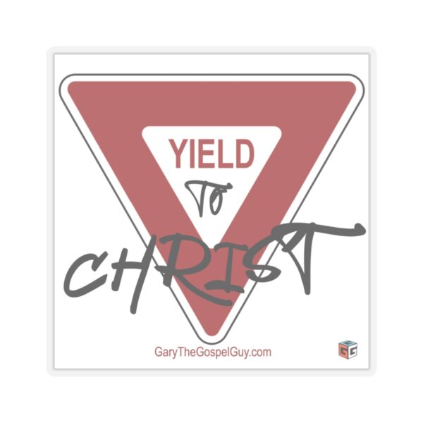 Yield Sign Sticker (square) - Image 19