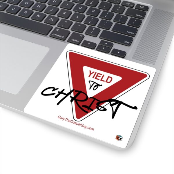 Yield Sign Sticker (square) - Image 23