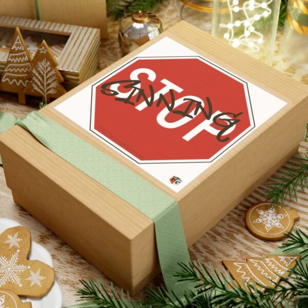 Stop Sign Sticker (square) - Image 12