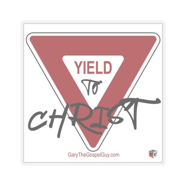 Yield Sign Sticker (square) - Image 10