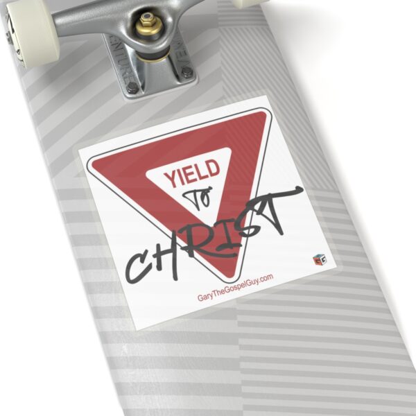 Yield Sign Sticker (square) - Image 11