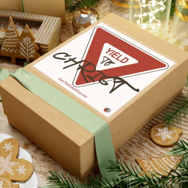 Yield Sign Sticker (square) - Image 12