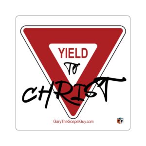 Yield Sign Sticker (square)