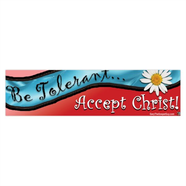 Be Tolerant Stickers