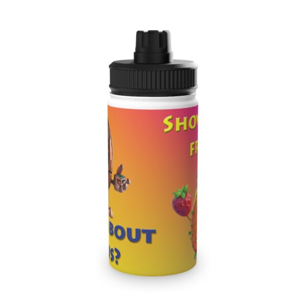 Nuts and Fruit Stainless Steel Water Bottle, Sports Lid - Image 8