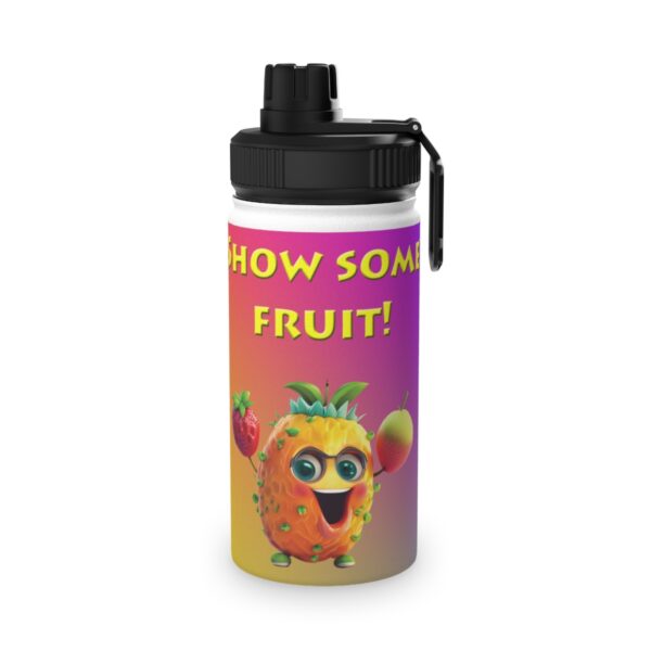 Nuts and Fruit Stainless Steel Water Bottle, Sports Lid - Image 11