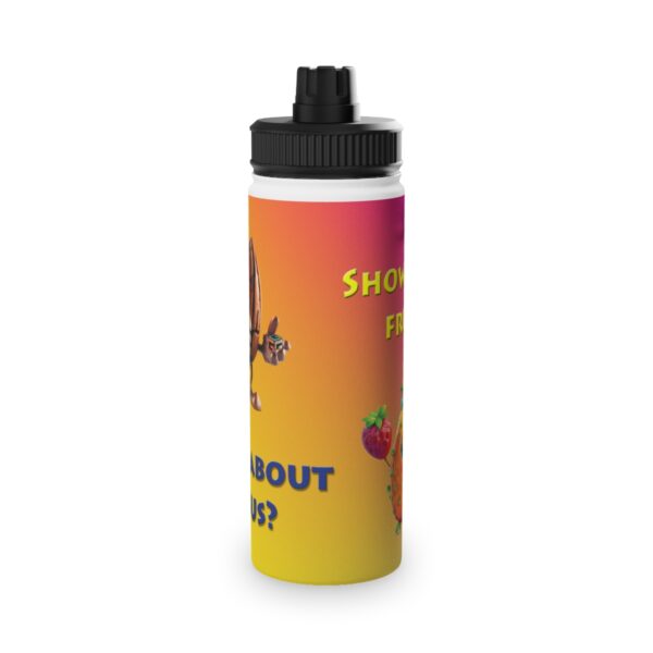 Nuts and Fruit Stainless Steel Water Bottle, Sports Lid - Image 15