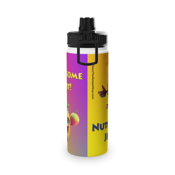 Nuts and Fruit Stainless Steel Water Bottle, Sports Lid - Image 16