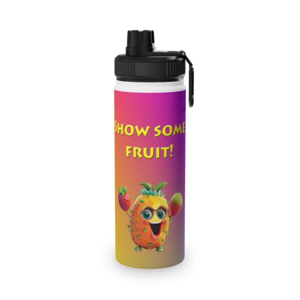 Nuts and Fruit Stainless Steel Water Bottle, Sports Lid - Image 18