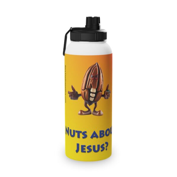 Nuts and Fruit Stainless Steel Water Bottle, Sports Lid