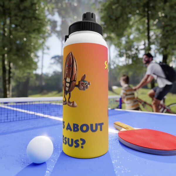 Nuts and Fruit Stainless Steel Water Bottle, Sports Lid - Image 7