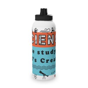 Stainless Steel Science Bottle, Sports Lid