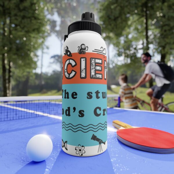 Stainless Steel Science Bottle, Sports Lid - Image 7