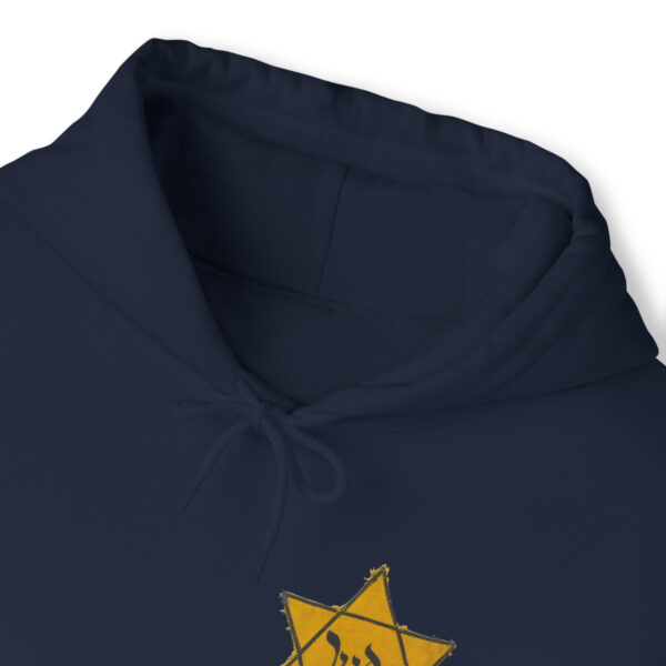 Star of David Patch pullover hooded sweatshirt - Image 123