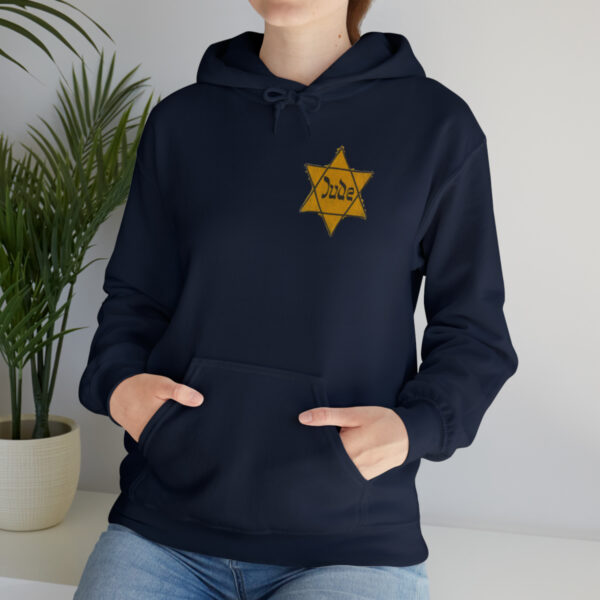 Star of David Patch pullover hooded sweatshirt - Image 130