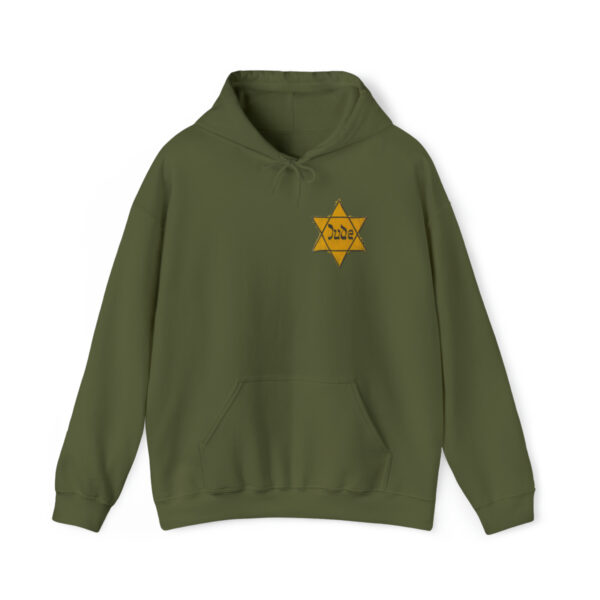 Star of David Patch pullover hooded sweatshirt - Image 2