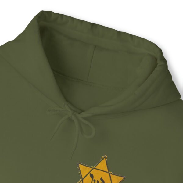 Star of David Patch pullover hooded sweatshirt - Image 6