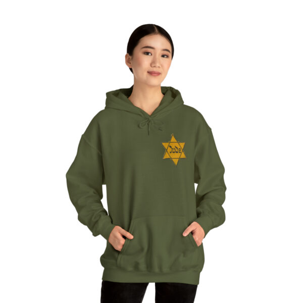 Star of David Patch pullover hooded sweatshirt - Image 7