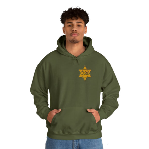 Star of David Patch pullover hooded sweatshirt - Image 8