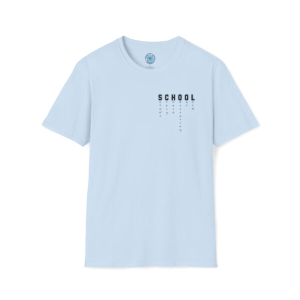 SCHOOL (10 colors, black letter)