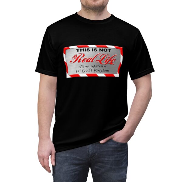 Not Real Life - black shirt - Image 5