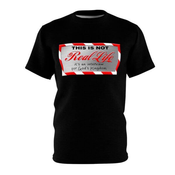 Not Real Life - black shirt