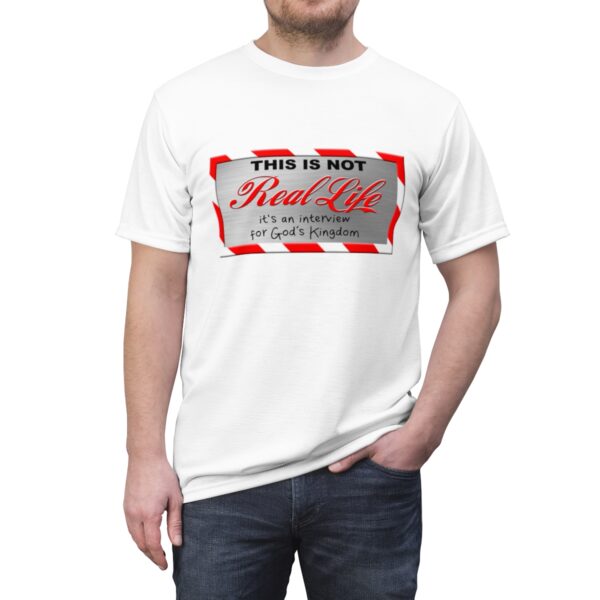 Not Real Life - white shirt - Image 5