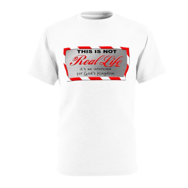 Not Real Life - white shirt