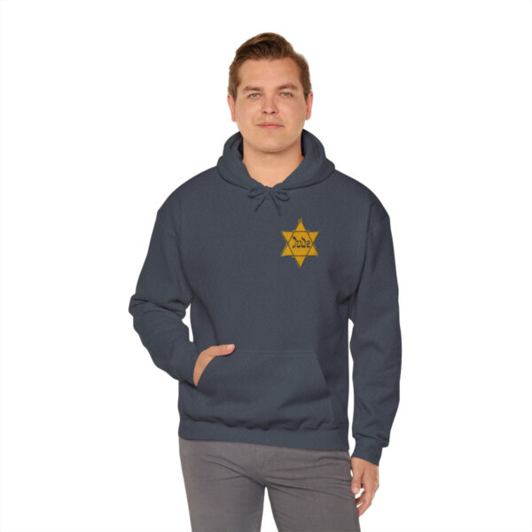 Star of David Patch pullover hooded sweatshirt - Image 131
